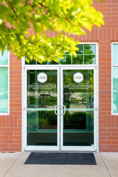 Front entrance of the Columbia office building